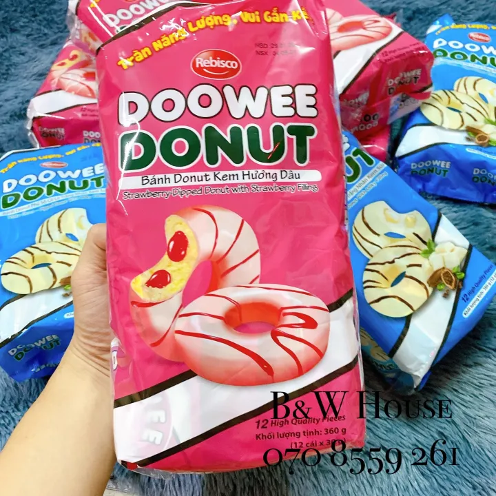 [HCM]Bánh Doowee Donut 360g ( 12 X 30g ) | Lazada.vn