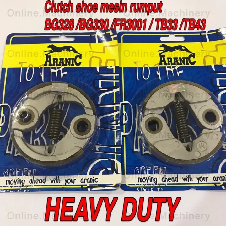 HEAVY DUTY Clutch Shoe ( MADE IN THAILAND ) mesin rumput BG328 tanika tanaka TL33 brush cutter