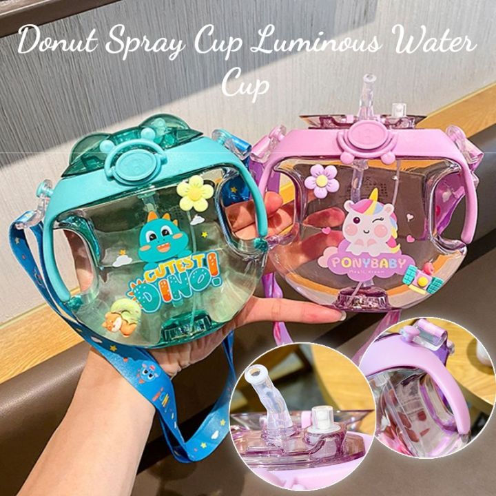  Donut Collapsible Kids Water Bottles For School Girls
