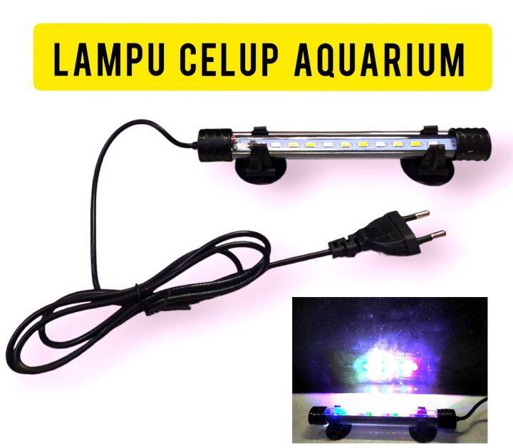 Lampu Aquarium Aquascape Dalam Air Lampur Celup Aquascape Cm