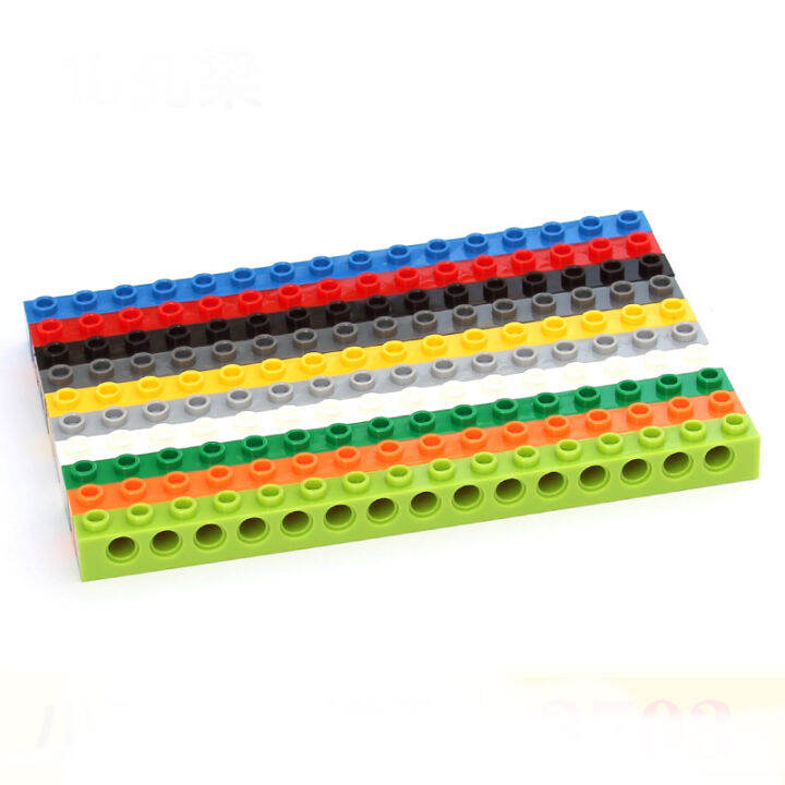 10PCS 3703 Technical Parts Bricks 1x16 With Holes 15 Pin Beam Classic ...