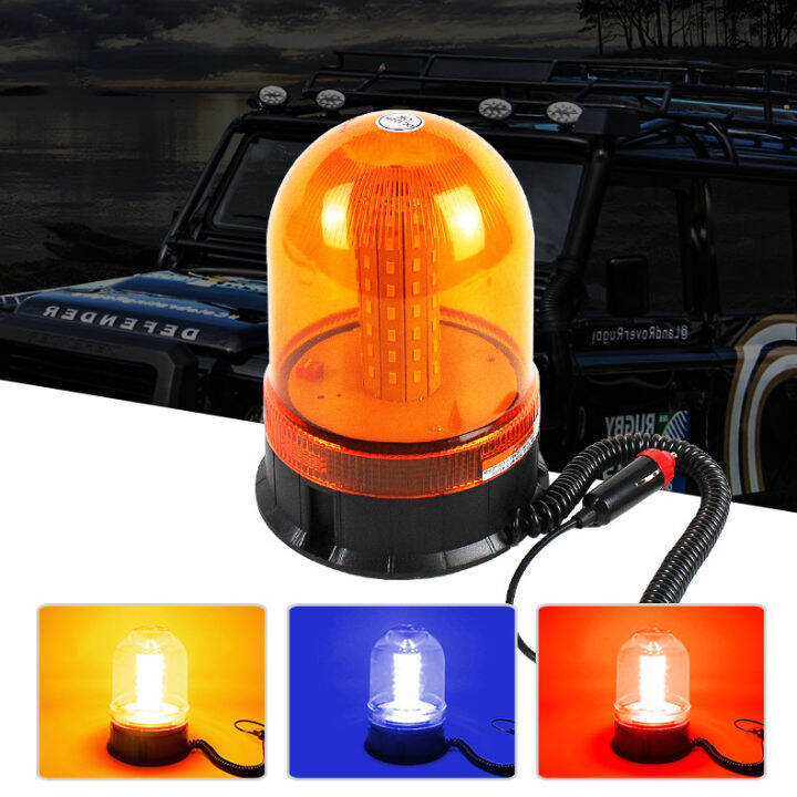 DC 12V~24V Universal LED Strobe Light Rotating Flashing Warning Light ...