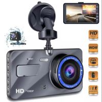 กล้องติดรถยนต์ รุ่นใหม่ล่าสุด Full HD Car Camera หน้า-หลัง WDR+HRD หน้าจอใหญ่ 4.0