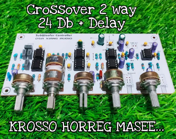 Crossover 2 way 24 db plus delay Lazada Indonesia
