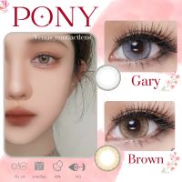 คอนแทคเลนส์ ? Pony Brown / Gray ?(Sweety Pretty Doll Wink Lens)มีค่าสายตาสั้นถึง 700 ?สีน้ำตาลขนาดบิ๊กอาย