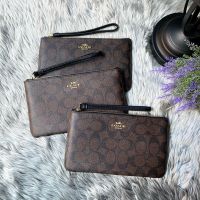 แท้?%?Coach คล้องมือ 1 zip ไซส์ Lใส่โทรศัพท์ได้ทุกรุ่น