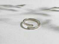 JIIRA Silver ring handcrafted (free size) steering silver 92.5-97%