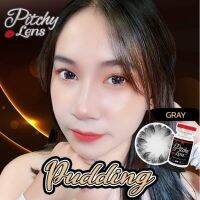 คอนแทคเลนส์ รุ่น Pudding ยี่ห้อ Pitchylens / Pretty doll ตาโต มีสี เทา ตาล ฟ้า ม่วง สายตาปกติ