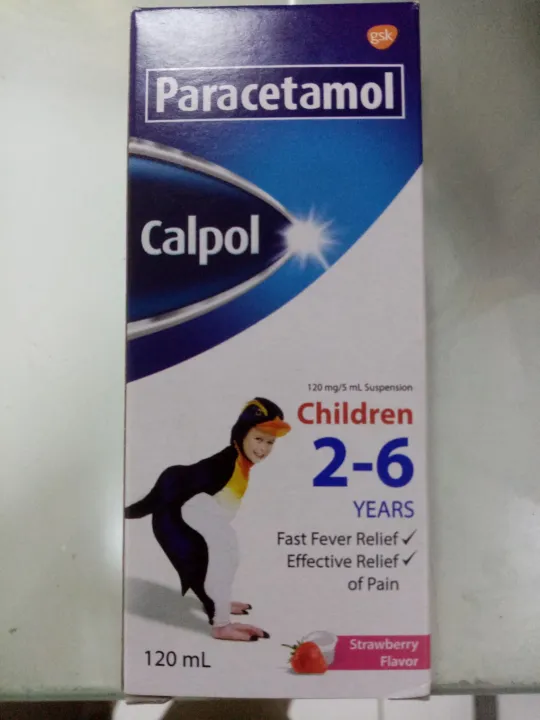 calpol 2 to 6 years old 120ml Lazada PH