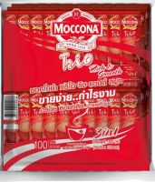 กาแฟ 3in1 Moccona รส ริสแอนด์สมูท 100ซอง