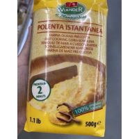 แป้งข้าวโพด สุกเร็ว ตรา เวียนเดอร์ 500g. Instant Polenta ( Fast Cooking Corn Semolina ) ( Viander Brand )