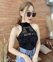 Bodysuit ซีทรู แขนเว้า ซีทรูกำมะหยี่ เนื้อสวยมาก รุ่นนี้อกยืดได้ถึง38”