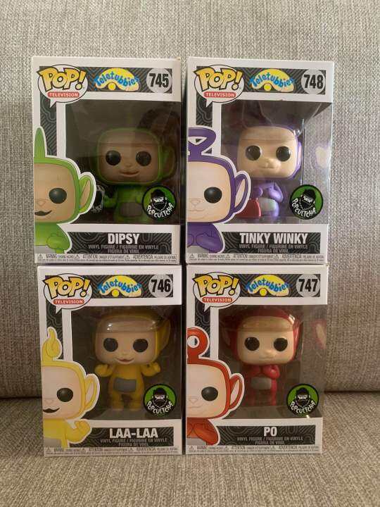 Bundle of 4 [100 Original] FUNKO POP Vinyl Television Teletubbies Set