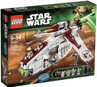 LEGO 75021 Star Wars Republic Gunboat Military Fighter Spaceship Assembled Building Block Toy 9 Years Old