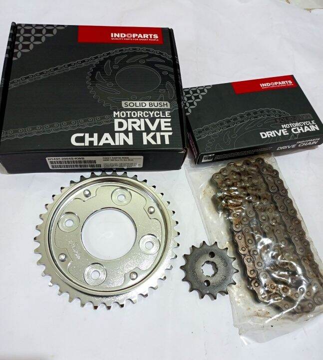 gear set KWB indopart buat motor honda supra x125,karisma, blade, revo absolute, revo fit new
