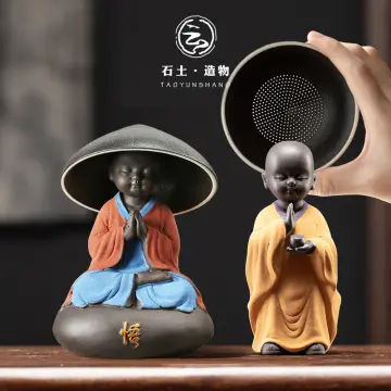 Kung Fu Tea Set Tea Ceremony Little Monk Tea Accessories Set Clip