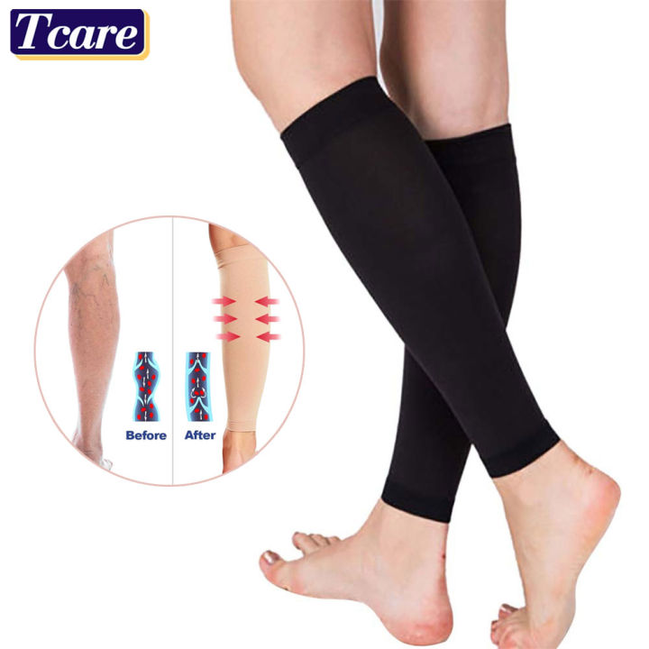 1 Pair Sports Varicose Vein Fatigue Relief Leg Warmers Compression Calf ...