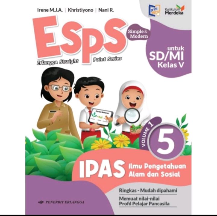 BUKU KURIKULUM MERDEKA KELAS 5 SD ERLANGGA | Lazada Indonesia