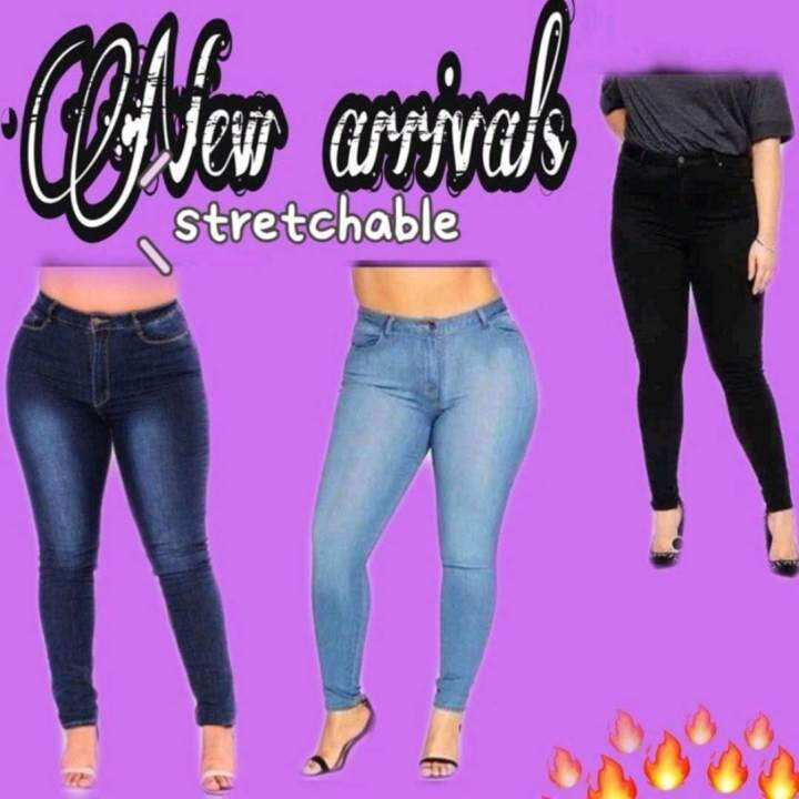 New Arrival Plus Size High Waist Skinny Jeans For Women Lazada Ph 6466