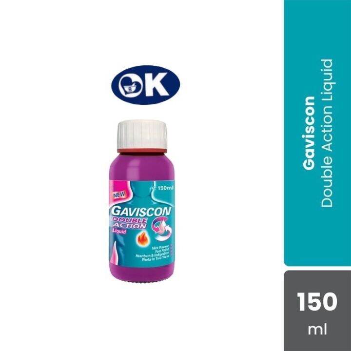 GAVISCON Double Action 150ml (Exp11/2024) Lazada