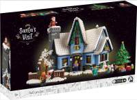 LEGO bricks 10293 Santa Claus comes to the winter village childrens educational assembly toy holiday gift