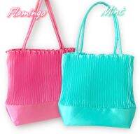 PT-M9 Tote Metallic Pleate กระเป๋าพลีทสีแมทาลิก