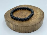 Matt onyx round plain beads 8 MM