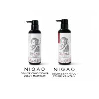 แชมพู+ครีมนวด นิกาโอะ NIGAO สำหรับผมทำสี สตรพรีเมี่ยม ดูแลเส้นผม (กดแยกได้)