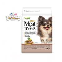 JerHigh Meat as meals อาหารสุนัข รสไก่ย่างและตับย่าง 1.2 kg