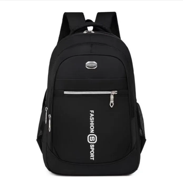 BACKPACK SCHOOL STYLE BLACK Lazada Indonesia