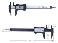 เวอร์เนียร์ ดิจิตอล 6 นิ้ว เวอร์เนียดิจิตอล เวอร์เนีย Digital Vernier caliper แบบพลาสติก เครื่องมือวัด