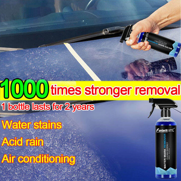 1000 times stronger Acid Rain Remover Glass Cleaner, Water Stain
