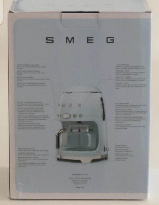 SMEG Retro Style Drip Filter Electronic Coffee Maker Machine Lazada PH