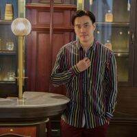 Manfair Shirt - The Stripe เสื้อเชิ้ตแขนยาวผ้า Cotton Oxford 100% (MFL011)