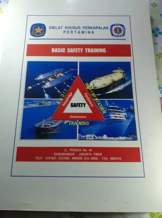BST BOOK BASIC SAFETY TRAINING PERKAPALAN PELAUT PERTAMINA PELAYARAN