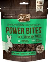 ขนมสุนัข Merrick Power Bites Soft + Chewy Dog Treats สูตร Real Rabbit + Sweet Potato ขนาด 170 g