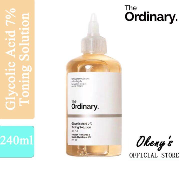 The Ordinary Glycolic Acid 7 Toning Solution 240ml toner skincare
