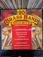 20 BRASS BAND FAVOURITES  แผ่นเสียง Vinyl Lp 33 rpm สภาพดี ตรวจสอบแล้วมีลองฟัง