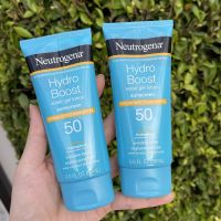 Neutrogena Hydro Boost Gel Lotion Sunscreen SPF 50 88ml. ใช้ได้กับผิวหน้าและผิวกาย