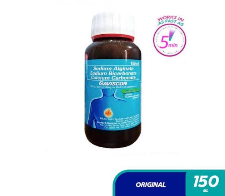 Gaviscon Original Liquid Bottle 150ml Suspension | Lazada PH