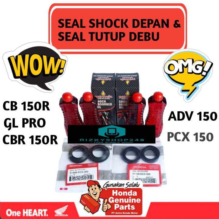 sil seal shock sok depan pcx 150 adv 150 cb150R cbr150R tiger megapro