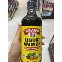 แบรค ซีอิ๊วหมักจากถั่วเหลือง 473 Ml. Bragg Liquid Aimanos Soy Protein Seasoning