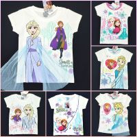 ลิขสิทธิ์แท้  เสื้อยืดเด็ก โฟรเซ่น frozen cotton100%