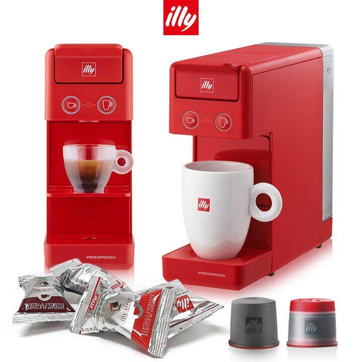 illy Y3.3 iperEspresso Coffee Machine (Red/White/Blue/Black) Lazada PH