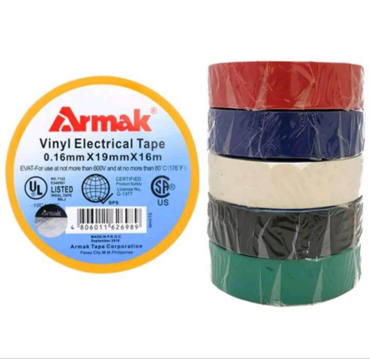 ARMAK ELECTRICAL TAPE(DIFFERENT COLOR) | Lazada PH