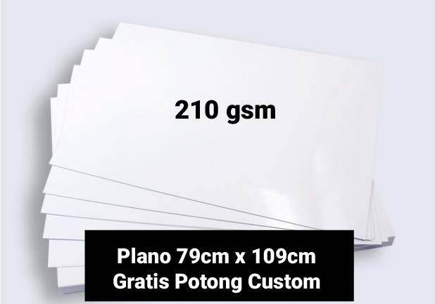 Kertas Artpaper/konstruk Lembaran Plano 210gsm Gratis Potong | Lazada ...