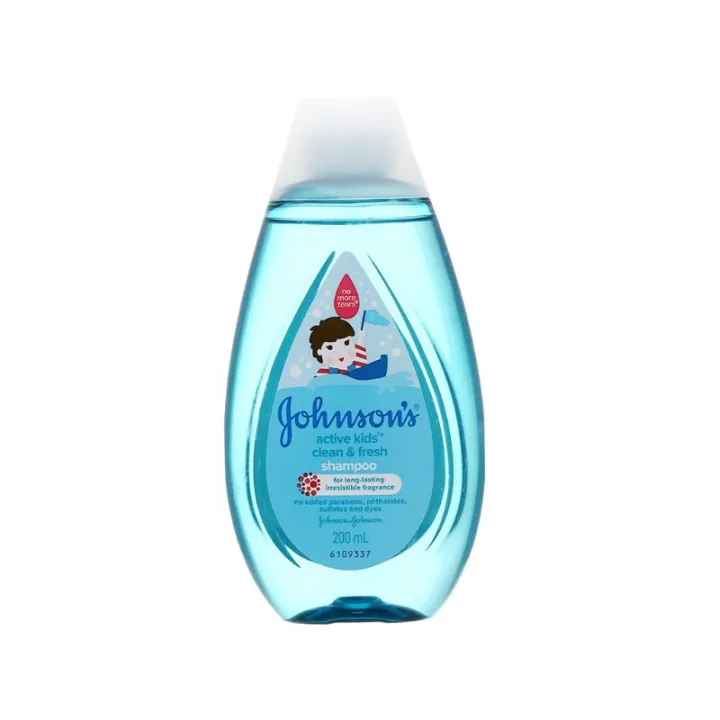 Dầu gội cho bé Johnson's thơm mát năng động 200ml