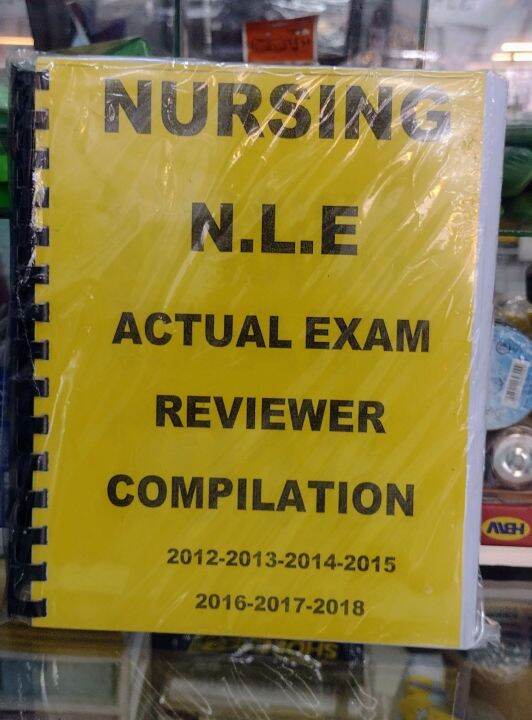 NURSING LICENSURE EXAMINATION COMPILATION 20122018 Lazada PH