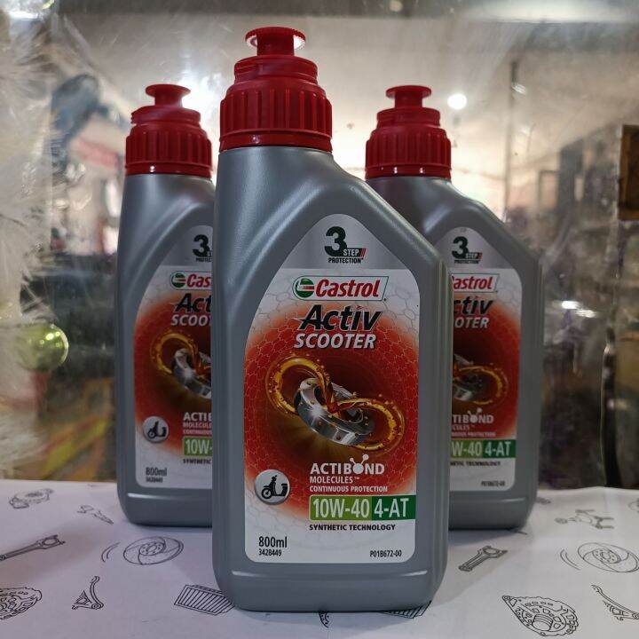 CASTROL ACTIV SCOOTER ENGINE OIL (800 ml) Lazada PH