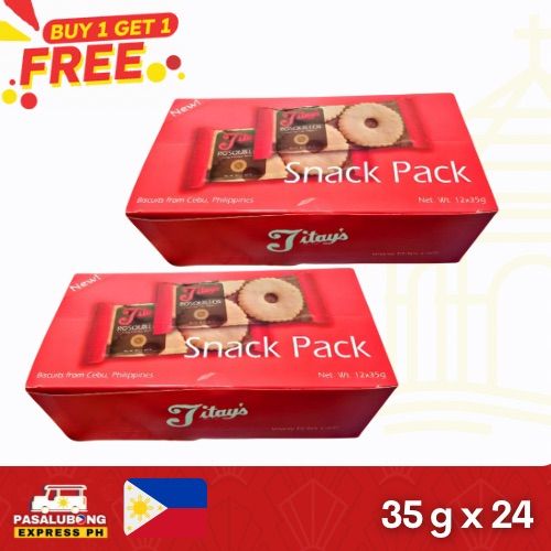 BUY ONE TAKE ONE Titays Classic Rosquillos Snack / Baon BOX 24 packs